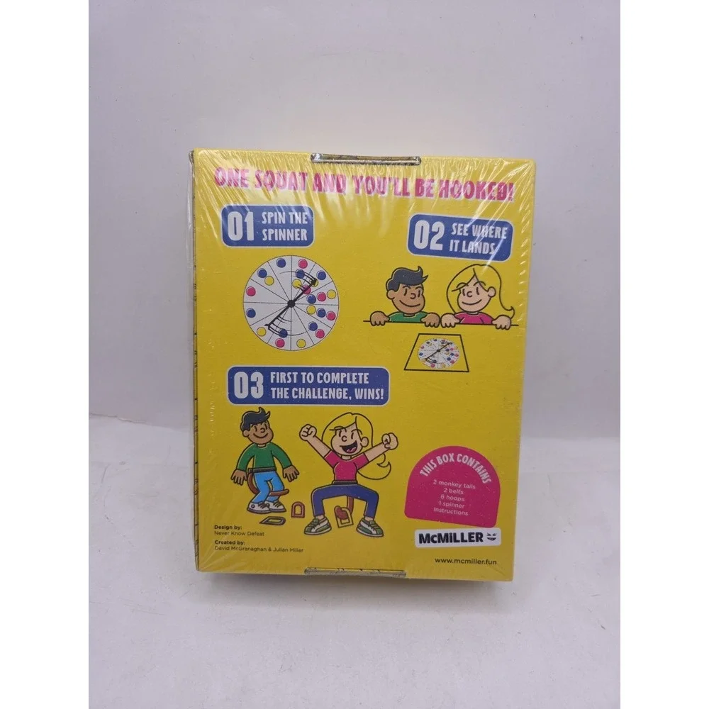 MCMILLER ENTERTAINMENT It's Bananas! The Monkey Tail Game – Funny - New Sealed